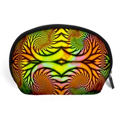 Fractals Ball About Abstract Accessory Pouches (large)  by Nexatart