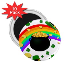 Good Luck 2 25  Magnets (10 Pack)  by Valentinaart