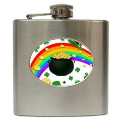 Good Luck Hip Flask (6 Oz) by Valentinaart