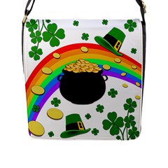 Good Luck Flap Messenger Bag (l)  by Valentinaart