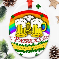 Beer Ornament (oval)