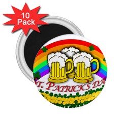 Beer 2 25  Magnets (10 Pack)  by Valentinaart