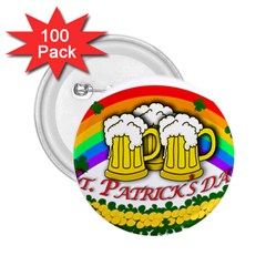 Beer 2 25  Buttons (100 Pack)  by Valentinaart