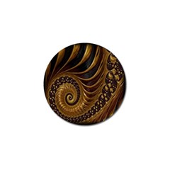 Fractal Spiral Endless Mathematics Golf Ball Marker (4 pack)