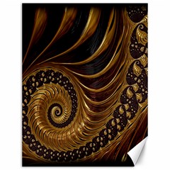 Fractal Spiral Endless Mathematics Canvas 12  X 16   by Nexatart