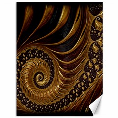 Fractal Spiral Endless Mathematics Canvas 36  X 48   by Nexatart