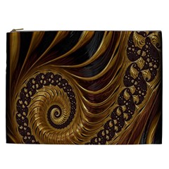 Fractal Spiral Endless Mathematics Cosmetic Bag (XXL) 