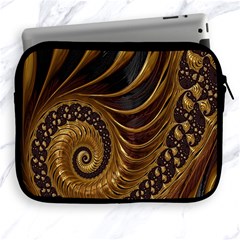 Fractal Spiral Endless Mathematics Apple Ipad 2/3/4 Zipper Cases by Nexatart