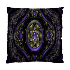 Fractal Sparkling Purple Abstract Standard Cushion Case (two Sides) by Nexatart