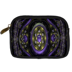 Fractal Sparkling Purple Abstract Digital Camera Cases by Nexatart