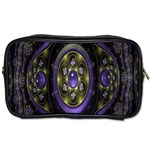 Fractal Sparkling Purple Abstract Toiletries Bags Front