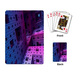 Fractals Geometry Graphic Playing Card by Nexatart