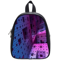 Fractals Geometry Graphic School Bags (small) 