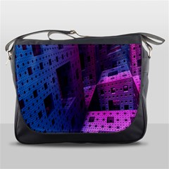 Fractals Geometry Graphic Messenger Bags by Nexatart