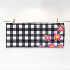 Floral Plaid Pattern Cosmetic Storage Cases by Valentinaart