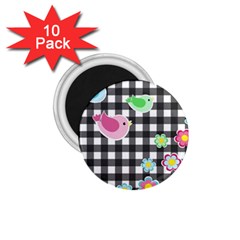 Cute Spring Pattern 1 75  Magnets (10 Pack)  by Valentinaart