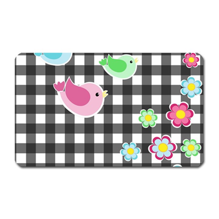 Cute spring pattern Magnet (Rectangular)