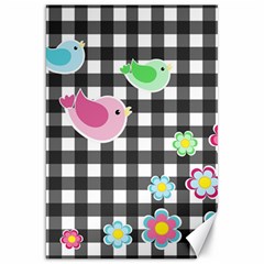 Cute Spring Pattern Canvas 20  X 30   by Valentinaart