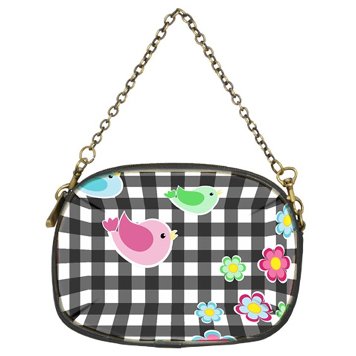 Cute spring pattern Chain Purses (Two Sides) 