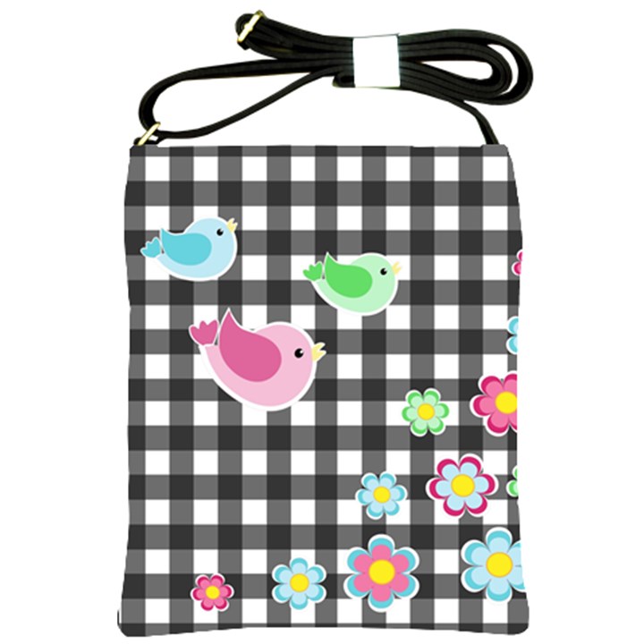 Cute spring pattern Shoulder Sling Bags