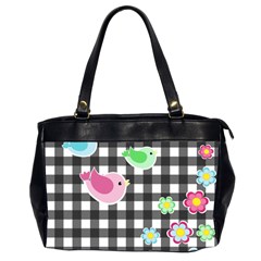 Cute Spring Pattern Office Handbags (2 Sides)  by Valentinaart