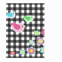 Cute Spring Pattern Large Garden Flag (two Sides) by Valentinaart