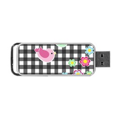 Cute Spring Pattern Portable Usb Flash (two Sides) by Valentinaart