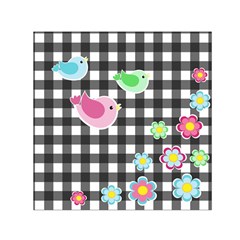 Cute Spring Pattern Small Satin Scarf (square) by Valentinaart