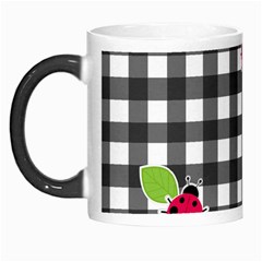 Ladybugs Plaid Pattern Morph Mugs by Valentinaart