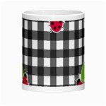 Ladybugs plaid pattern Morph Mugs Center