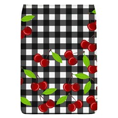 Cherries Plaid Pattern  Flap Covers (s)  by Valentinaart