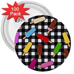 Ice cream kingdom  3  Buttons (100 pack)  Front