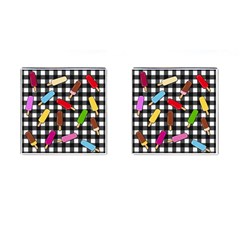 Ice Cream Kingdom  Cufflinks (square) by Valentinaart