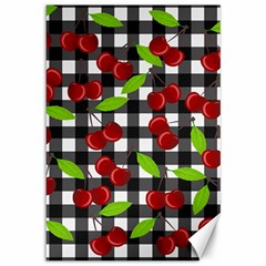 Cherry Kingdom  Canvas 12  X 18   by Valentinaart