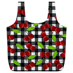 Cherry Kingdom  Full Print Recycle Bags (l)  by Valentinaart