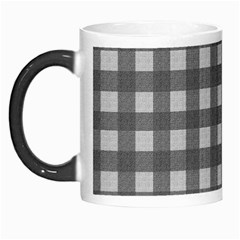 Gray Plaid Pattern Morph Mugs by Valentinaart