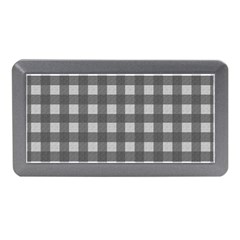 Gray Plaid Pattern Memory Card Reader (mini) by Valentinaart