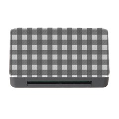 Gray Plaid Pattern Memory Card Reader With Cf by Valentinaart