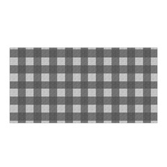 Gray Plaid Pattern Satin Wrap by Valentinaart