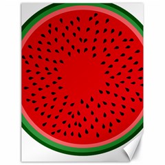 Watermelon Canvas 18  X 24   by Valentinaart