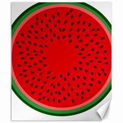 Watermelon Canvas 20  X 24   by Valentinaart