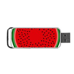 Watermelon Portable Usb Flash (one Side) by Valentinaart