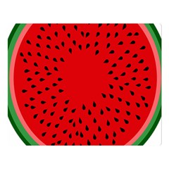 Watermelon Double Sided Flano Blanket (large)  by Valentinaart