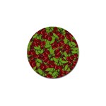 Cherry jammy pattern Golf Ball Marker (10 pack) Front