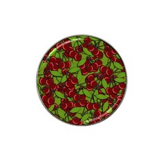 Cherry Jammy Pattern Hat Clip Ball Marker (4 Pack) by Valentinaart