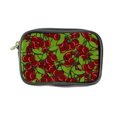 Cherry Jammy Pattern Coin Purse by Valentinaart