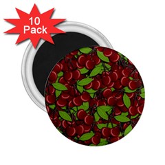 Cherry Pattern 2 25  Magnets (10 Pack)  by Valentinaart