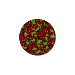 Cherry Pattern Golf Ball Marker (10 Pack) by Valentinaart