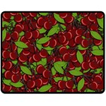 Cherry pattern Fleece Blanket (Medium)  60 x50  Blanket Front