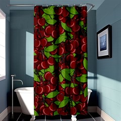 Cherry Pattern Shower Curtain 36  X 72  (stall)  by Valentinaart